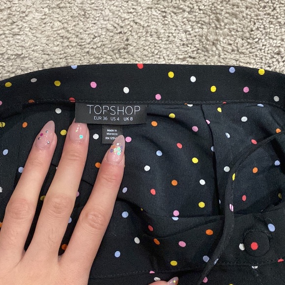 Topshop colourful polka dots skirt - Picture 5 of 6